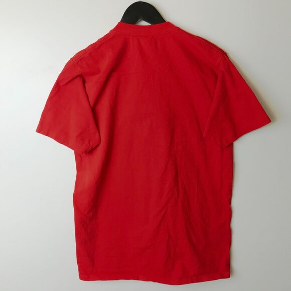 Vintage 80s Large Red Soffe Single Stitch USA T-Shirt We The People Unisex Fit - Picture 3 of 14